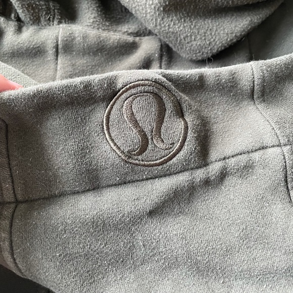 Forest green Lululemon zip up sweater - Picture 3 of 3